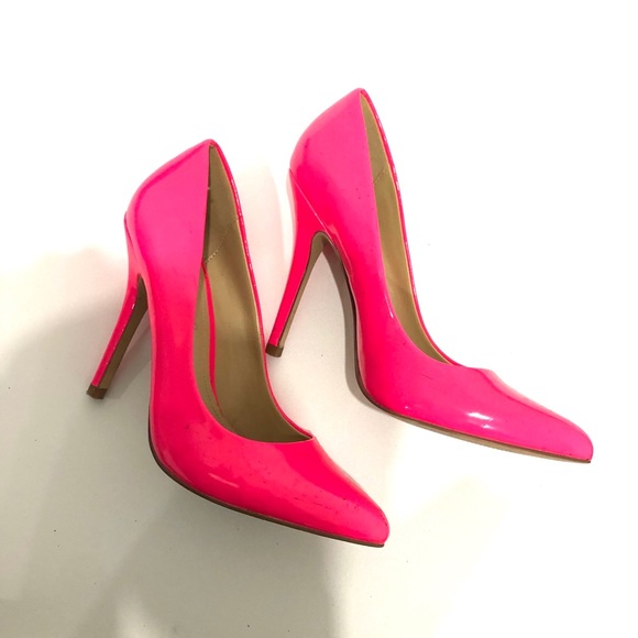 Aldo Neon Pink Heel Size 7 - Picture 3 of 6